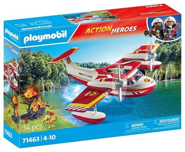Playmobil Firefighting Sea Plane with extinguishing Function thumbnail 3