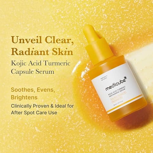 medicube Kojisäure Kurkuma Klärendes Kapsel-Serum Gesicht | Beruhigendes Serum mit Niacinamid & Glow-Kapseln, Feuchtigkeit und Hautbarrierepflege, Koreanische Hautpflege, 30ml thumbnail 2