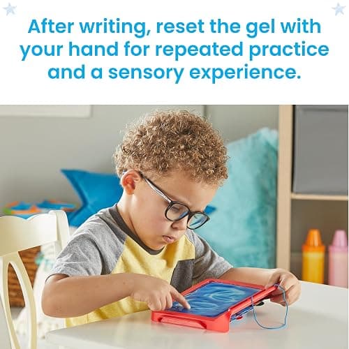 hand2mind Letter Tracing Sensory Pad, Fine Motor Activities, Ages 3+ | Handwriting Practice Kids, Letter Tracing Board, Toddler Writing Practice, Montessori Alphabet Toys, Preschool Learning Toys thumbnail 5