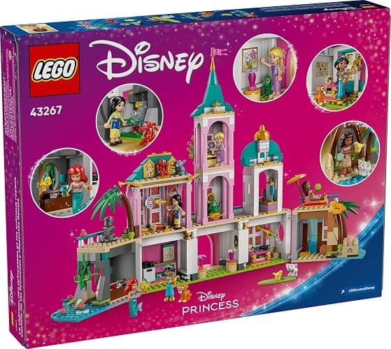 LEGO Disney Princess Castle & Royal Pets Kids Toy - Pretend Play Building Set for Girls and Boys, Ages 6+ - Includes Ariel, Rapunzel, Jasmine, Moana, and Mulan - Gift Idea for Birthdays - 43267 thumbnail 6