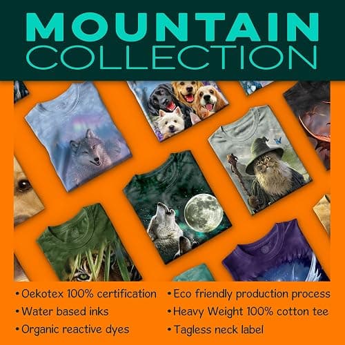 The Mountain Men's Three Wolf Moon Short Sleeve Tee thumbnail 4