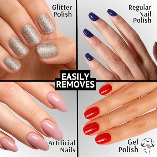 Pronto 100% Acetone Gel Nail Polish Remover - Gel Polish Remover for Nails | Acetone Nail Polish Remover For Nails for Removal of Glue, Gel, Acrylic & Dip | Gel Polish Remover, 8 Fl oz thumbnail 5