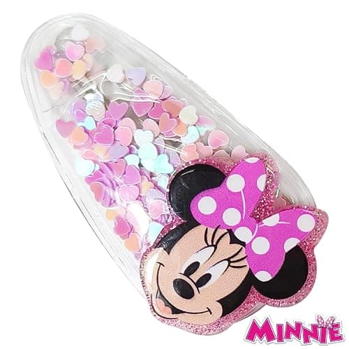 Bristol | LUV HER Disney Licensed Hair Accessories For Girls, 6pc Magical Confetti Cute Hair Clips with Favorite Disney Character Charms, Minnie and Daisy, Ages 3+ thumbnail 3