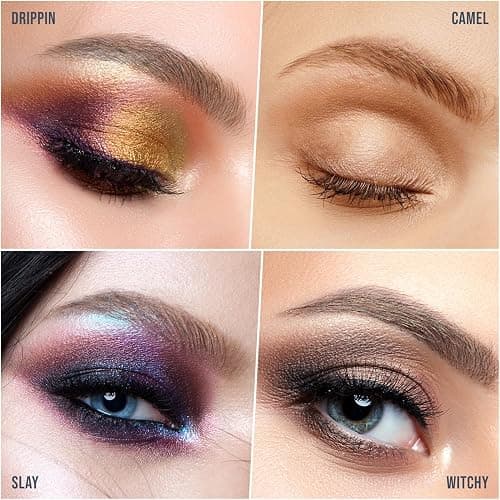 Profusion Cosmetics 35 Shade Starlet Eyeshadow Palette, Multi Finish Golden Neutrals, and Glamorous Glitter Hues for Achieve Stunning Vibrant Eye Looks thumbnail 2