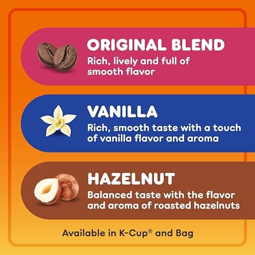 Dunkin’ Original Blend Medium Roast Ground Coffee, 30 Oz. Canister | Made with Arabica beans, rich & smooth flavor, stay-fresh coffee canister, easy-drinking medium roast, great hot or iced thumbnail 5