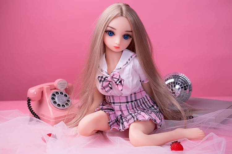 See-muni Anime Doll Soft Skin Realistic Lifelike Reborn TPE Dolls Built-in Skeleton can Swing, Cosplay，1:1 Handmade Simulation，Private Collection Level,About 25.6 inches,5.7 lbs thumbnail 2
