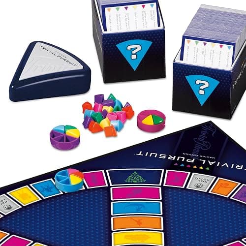Hasbro Gaming Trivial Pursuit Master Edition Trivia Game, Board Games for Adults and Teens, Includes Electronic Timer, Trivia Games for 2 to 6 Players, Ages 16 and Up (Amazon Exclusive) thumbnail 6
