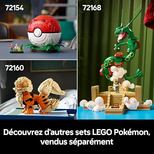 LEGO Pokémon Goinfrex - Set de Construction pour Adulte - Figurine Anime avec Membres & Tête Articulés - Maquette DIY - Décoration pour Chambre ou Salon - Idée de Cadeau Gaming Collector 72150 thumbnail 10