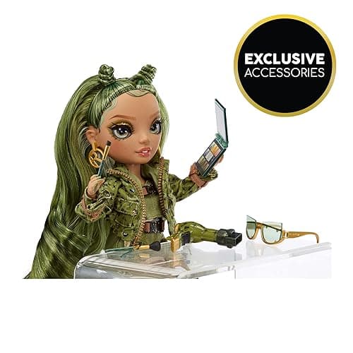 Rainbow High Olivia- Camo Green Fashion Doll. Fashionable Outfit & 10+ Colorful Play Accessories. Great Gift for Kids 4-12 Years Old and Collectors. thumbnail 6