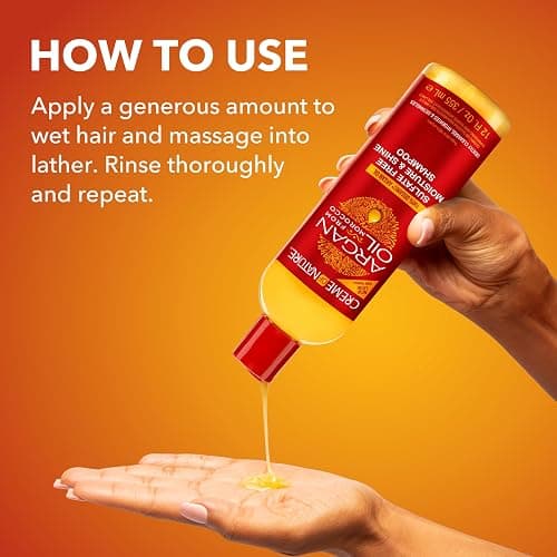 Creme of Nature Argan Oil from Morocco Sulfate-Free Moisture & Shine Shampoo & Conditioner, 2 Count thumbnail 8