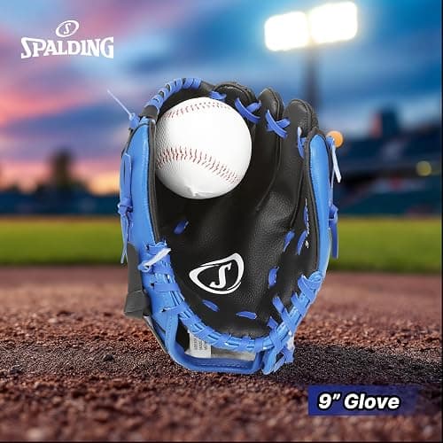 Spalding - Football Set, Junior Baseball Set & Ping Pong Set for 2 Players, Complete Starter Kit for Kids & Adults, Backyard or Field Play, Outdoor Team Sports Game thumbnail 4