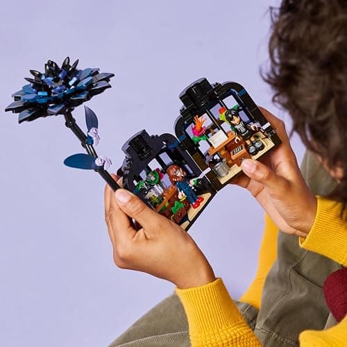LEGO Wednesday Black Dahlia Flower Building Toy - Pretend Play Set for Girls & Boys, Ages 9+ - with Wednesday Addams & Professor Minidolls - Building Blocks for Kids - Gift Idea for Birthdays - 76784 thumbnail 4