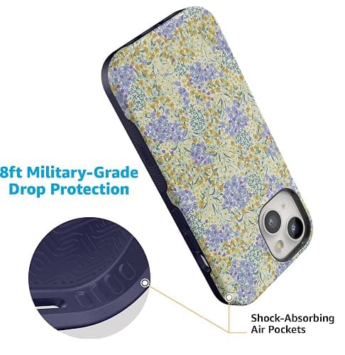 Casely iPhone 15 Case | Dream Garden | Cottagecore | Compatible with MagSafe | Bold Protective Design thumbnail 5