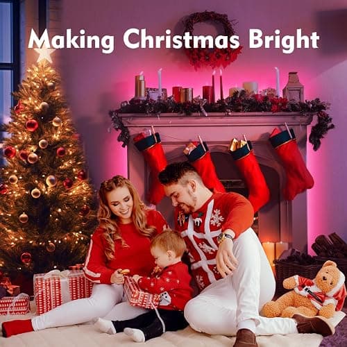 DAYBETTER Led Strip Lights 150ft, Color Changing Led Light Strip with Remote Control, RGB Strip Lighting Suitable for Home Decor, Living Room, Kitchen, Home Party Decoration, 12V (3 Rolls of 50ft) thumbnail 7