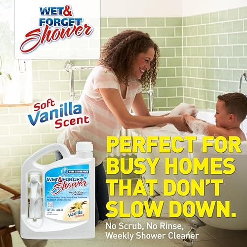 Wet & Forget Shower Cleaner Weekly Application Requires No Scrubbing, Bleach-Free Formula, 64 Ounce (Pack of 1) thumbnail 4