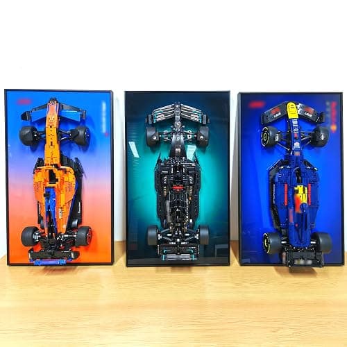 WETCEAOM Display Wallboard for Lego Technic Oracle Red Bull Racing RB20 F1 Car 42206, Compatible with Lego F1 Car, Designed for Lego Car Wall Mount Lovers, Size:19.7X 31.5in (Model not Included!) thumbnail 5