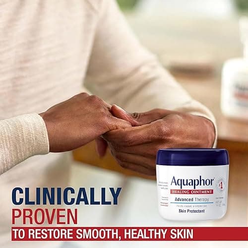Aquaphor Advanced Therapy Healing Ointment Skin Protectant (14 Oz) + Healing Balm Stick with Avocado Oil and Shea Butter (0.65 Oz) thumbnail 2