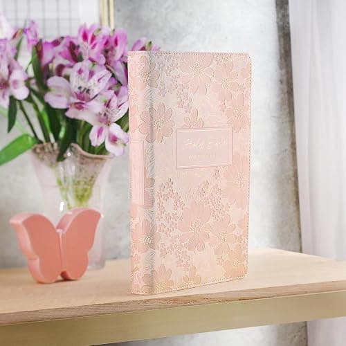 KJV Holy Bible, Deluxe Gift Bible with Thumb Tabs, Ribbon Marker, King James Version, Faux Leather, Pink thumbnail 5