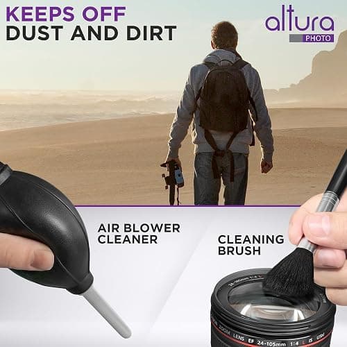 Altura Photo Professional Cleaning Kit for DSLR Cameras and Sensitive Electronics Bundle with 2oz Altura Photo Spray Lens and LCD Cleaner - Camera Accessories & Photography Accessories - w/ 2 oz. Altura Photo Cleaning Solution thumbnail 5