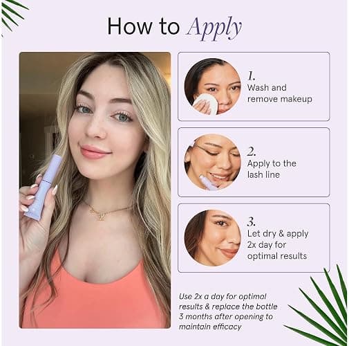 iRESTORE Eyelash Growth Serum | Vegan Prostaglandin Free & Non Irritating | For Thicker, Fuller, Longer and Gorgeous Eye Lashes | Lash Enhancing Serum | 3 Month Supply 5ml thumbnail 6