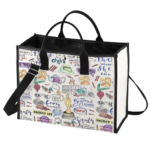 BWWKTOP Michael Tote Bag Michael And Dwight Fans Gifts Dwight Fans Shoulder Bag - Image 1