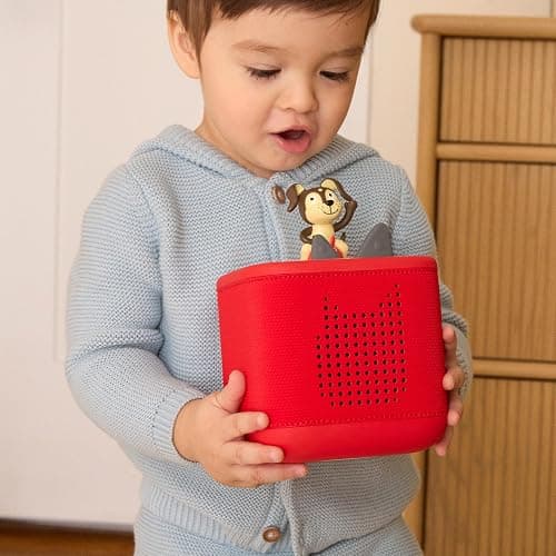 Toniebox 2 Audio Player Starter Set for Kids 1+ with Playtime Puppy - Sunset Red thumbnail 2