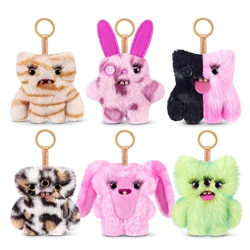 Fuggler Baby Baddies Fugg 5 Inch (6 Pack) by ZURU | Mini Funny Ugly Monster plush; signature teeth; soft & huggable; multipack; for fans & collectors; gift for tweens & teens - Image 1