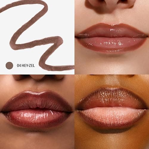 Sacheu Lip Liner STAY-N Peel Off Lip Stain — Long Lasting Waterproof Lip Tint with Hyaluronic Acid & Vitamin E — Transfer Proof Matte Finish, Vegan & Cruelty-Free (HEY-zel) thumbnail 3