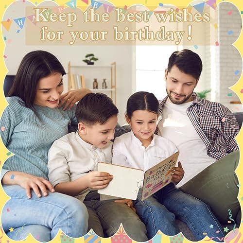 Thyle Birthday Greeting Card Organizer Card Keeper Album Card Keeper with Metal Buckles Binding Binder Collection Keepsake Album Holder for Memory Greeting Card Photo thumbnail 6