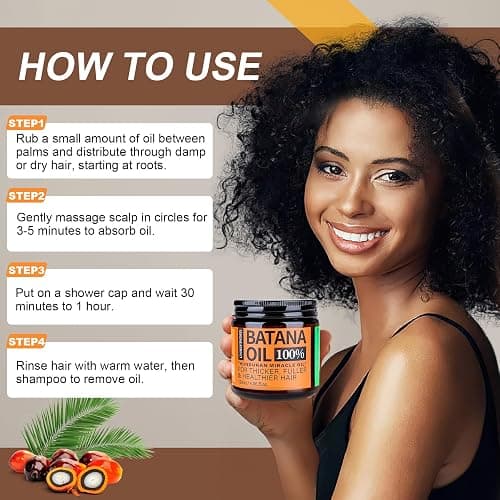 Batana Oil for Hair Growth Dr Sebi, 100% Raw Organic Batana Hair Mask from Honduras, Wild Growth Hair Oil, Scalp Oil Promotes Hair Thickness, Prevents Loss for Men & Women, 4.06 fl oz thumbnail 5