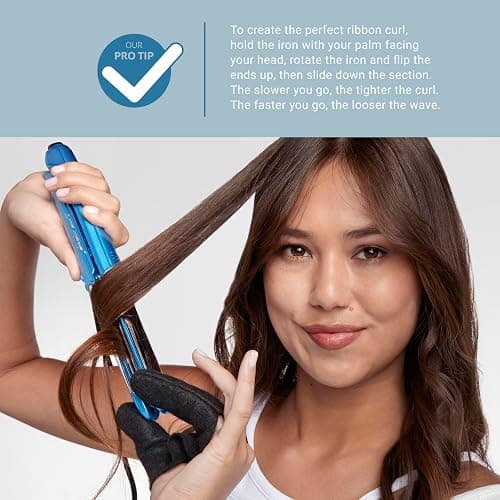 BaBylissPRO 1" Ultra-Sleek Stainless Steel Styling Iron, Hair Straightener, Waver and Curling Tool in one thumbnail 3