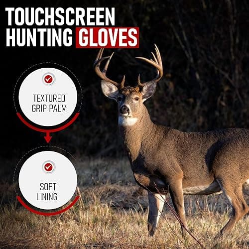 DecoyPro Men’s Camo Touchscreen Hunting Gloves – Lightweight, Thin, High-Performance Hunting Gear – L/XL thumbnail 6