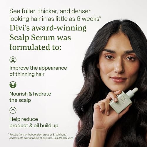 Divi Healthy Hair Goals Mini Kit, Scalp Serum for Thinning Hair 15ml + Volumizing Shampoo Travel Size 2oz + Volumizing Conditioner Travel Size 2oz, 3 Piece Set thumbnail 3