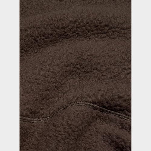 Keeliya Womens Fleece Sweatshirts Cropped Half Zip Fuzzy Warm Sherpa Pullover Varsity Jackets with Zipper Pockets thumbnail 6