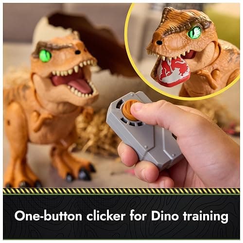 Primal Hatch Jurassic World Interactive Toy Dinosaur & Egg, Hatch & Train Your own Baby Dino with 100+ Sounds & Reactions, Kids Toys for Boys & Girls Aged 5 & Up thumbnail 5