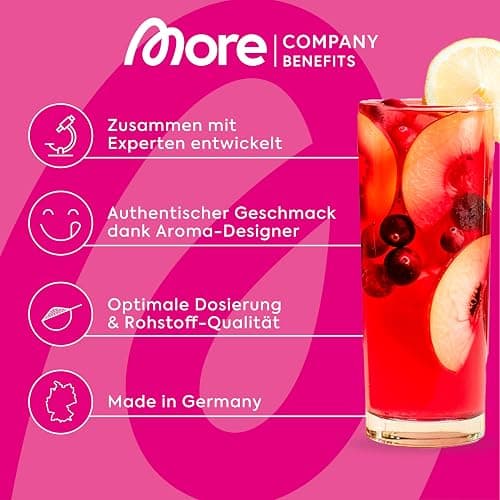 MORE Zerup, Lemon Iced Tea, 4 x 65 ml, für bis zu 32 l Fertiggetränk, zuckerfreier Sirup mit u.a. echten Fruchtextrakten, vegan, zero Kalorien - made in Germany thumbnail 5