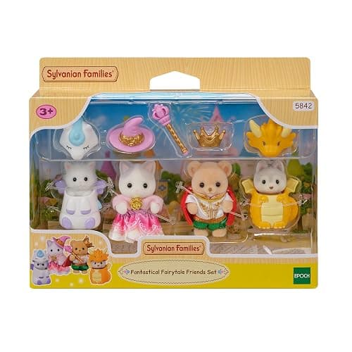 Calico Critters Fantastical Fairytale Friends Set, 4 Collectible Doll Figures with Accessories thumbnail 8