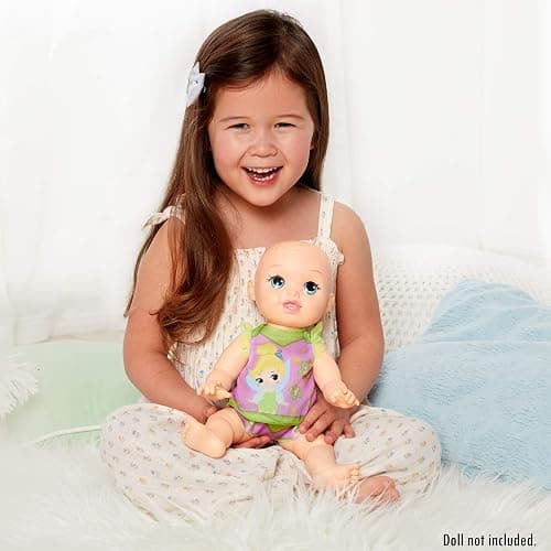 My Disney Nursery Baby Doll Clothes & Accessories, Tinker Bell Diaper Accessory Pack Inspired by Disney's Tinker Bell Character! Includes Doll T-Shirt, Doll Diaper Cover, Clip with Charm thumbnail 2