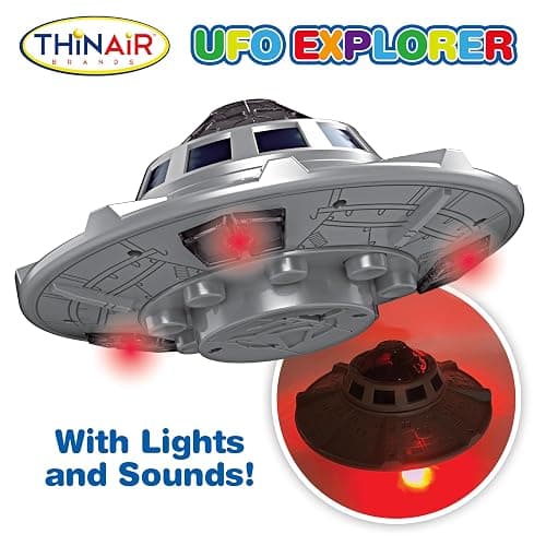 Nature Bound UFO Spaceship Space Toy, Kids Spaceship Playset with Two Aliens, Lights & Sounds, Educational STEM Adventure, 1:18 Figure thumbnail 5