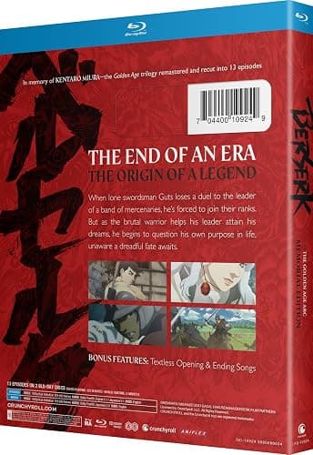 Berserk: The Golden Age Arc - Blu-ray thumbnail 4
