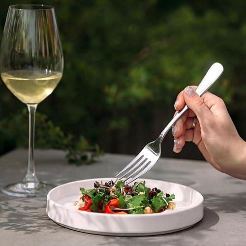 LIANYU 20 Piece Silverware Flatware Cutlery Set, Stainless Steel Utensils Service for 4, Include Knife Fork Spoon, Mirror Polished, Dishwasher Safe thumbnail 4