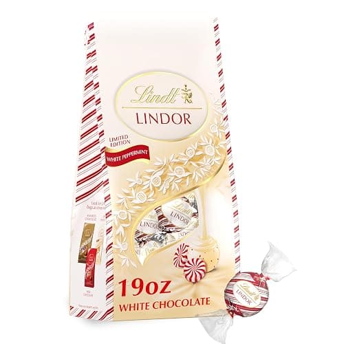 Lindt White Peppermint Truffles - Image 1