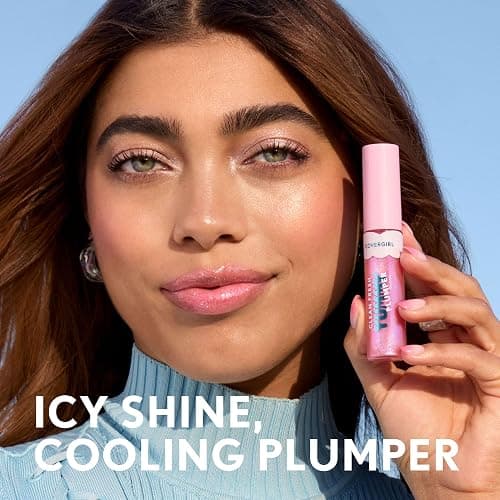COVERGIRL Clean Fresh Yummy Plumper Lip Gloss, 840 Be Chill My Heart, Shiny, Vegan Formula, Easy to Apply, Minty Flavor, 0.33oz thumbnail 9