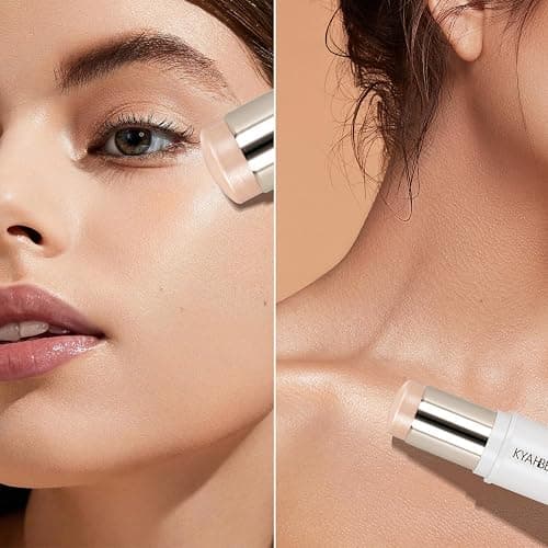 MYMERRY Dewy Highlighter Makeup 15g/0.53fl.Oz, Highlighter Makeup Stick for Face and Body, Radiant & Shimmer Glow, Buildable Color for All Day | Vegan & Cruelty-Free | Champagne Beige Gold thumbnail 6