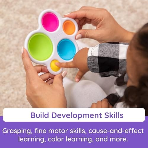 Fat Brain Toys Original Dimpl Brand Baby Toy, Sensory Toys for Babies 10 Months+, Interactive Baby Toys, Fidget Toys, 1 Piece thumbnail 7