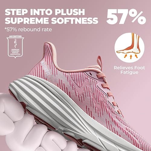ALLSWIFIT Women's Slip On Walking Shoes Hands-Free Cushion Running Tennis SwiftPlush Non-Slip Comfortable Workout Gym Athletic Fashion Sneakers thumbnail 4