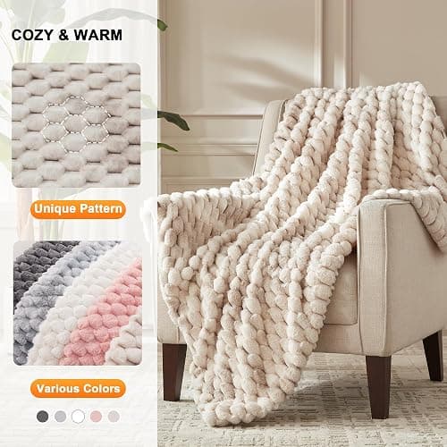ACCU-WARMTH Heated Throw Blanket - Fast Heating 3D Jacquard Electric Heated Blanket, Cozy Heating Blanket with 6 Heating Settings & 4 Hours Auto-Off, Machine Washable, 50"x60", Tie-Dye Grey thumbnail 4