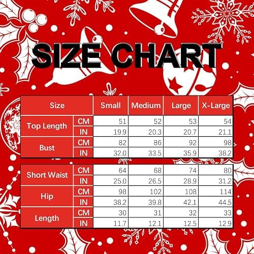 LOTUSTAR Christmas Pjs for Women Crop Tops Pj Set with Shorts Round Neck Camisole Cute Pajama Sets Halter thumbnail 5