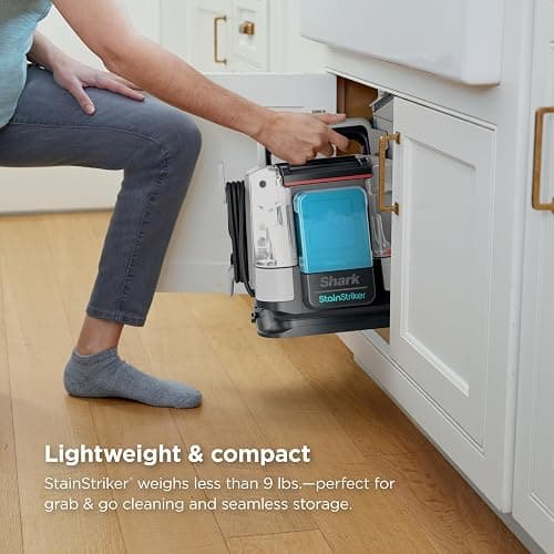 Shark StainStriker Portable Carpet/Upholstery Cleaner, 3 Tools, PX201 | For Carpet, Upholstery & Area Rugs, Stain & Odor Remover, Deep Clean Pro & OXY Formulas, 3.5" Stain, Crevice & Pet Mess Tools thumbnail 9