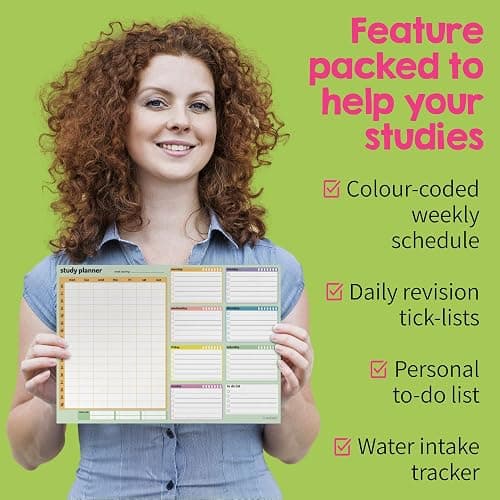 Study and Revision Planner Pad for Students - 52 thick A4 sheets for school, college and university revision and exams - Academic Planner thumbnail 7